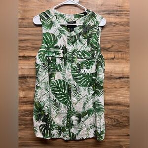 Tahari 1x tunic top
